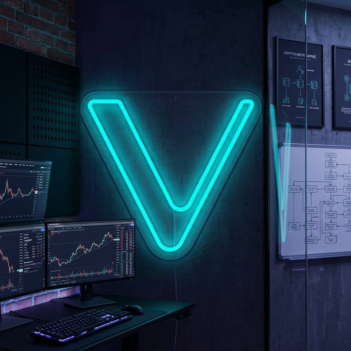 "Logo Vet Vechain" Letreros Neon