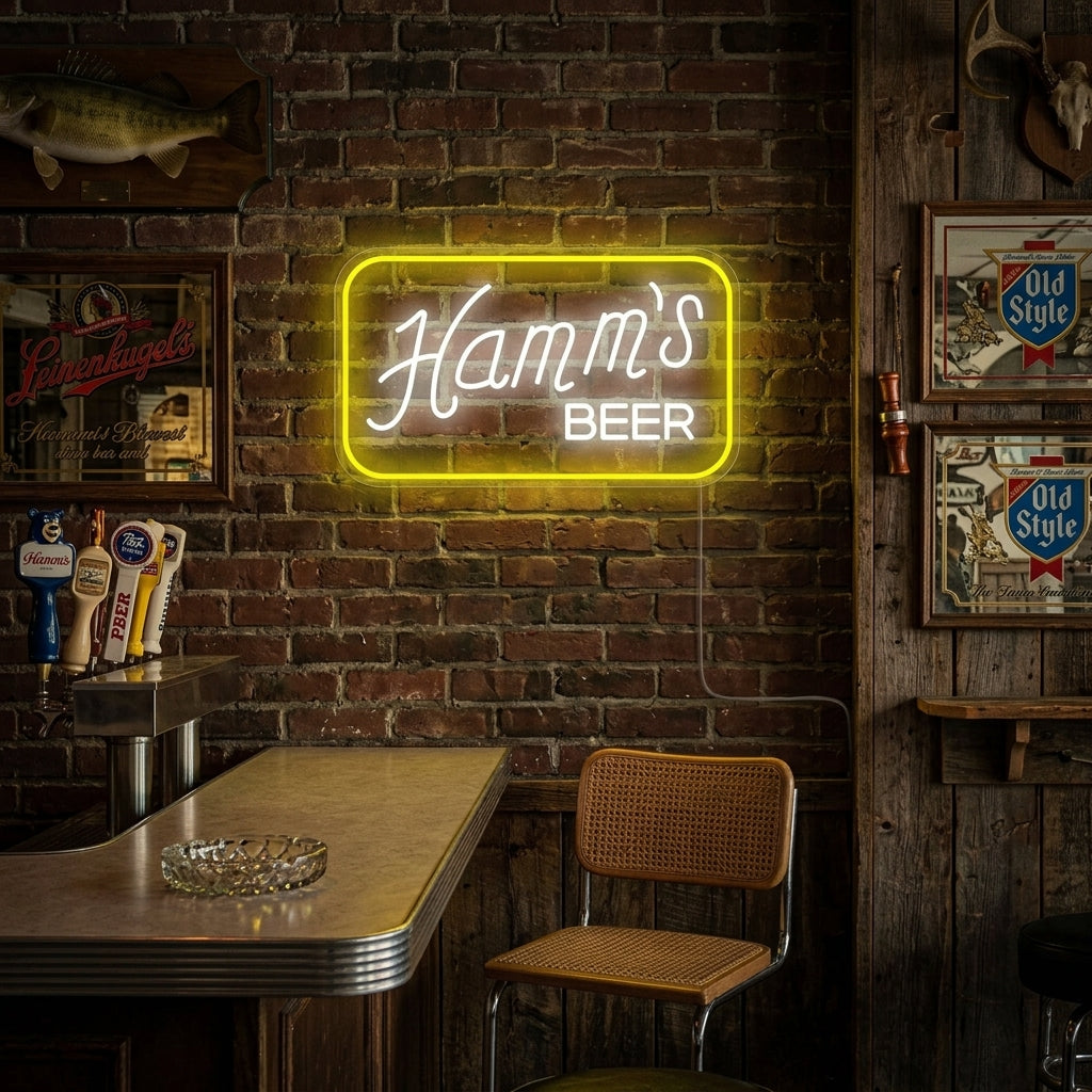"Bar De Cerveza Hamms" Letreros Neon