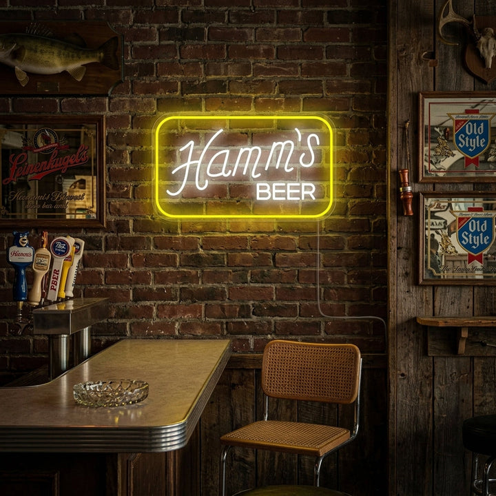 "Bar De Cerveza Hamms" Letreros Neon