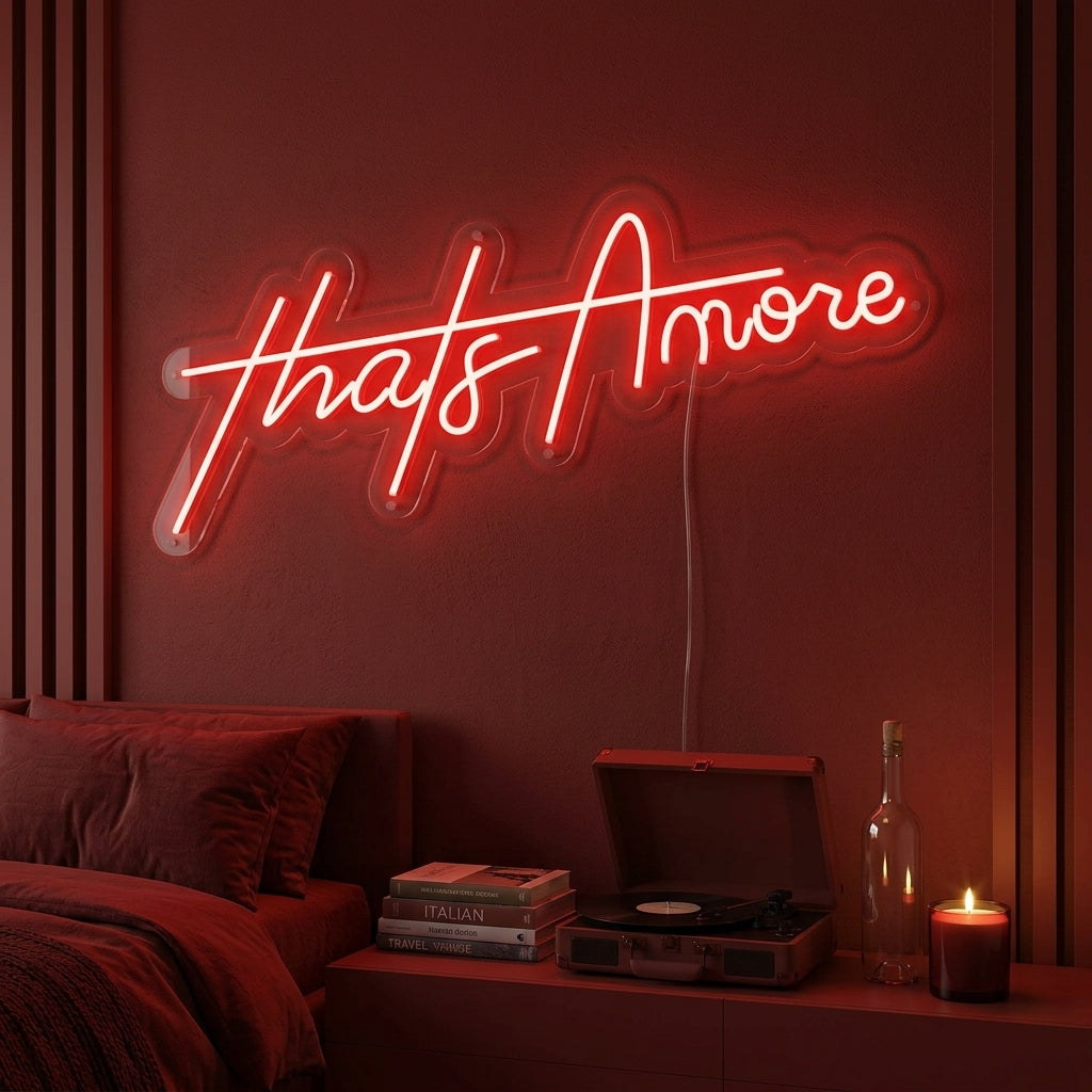 "Thats Amore" Letreros Neon