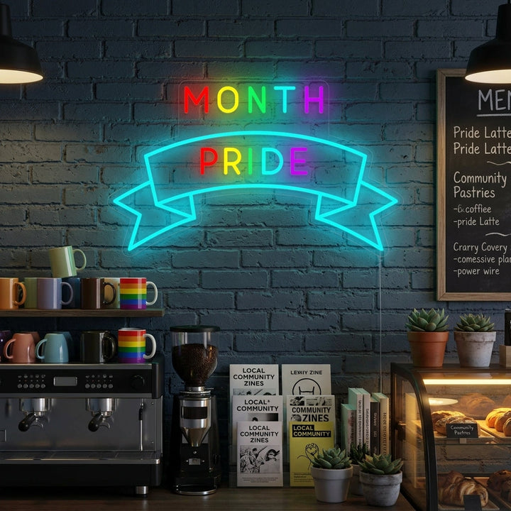 "LGBT Month Pride" Letreros Neon