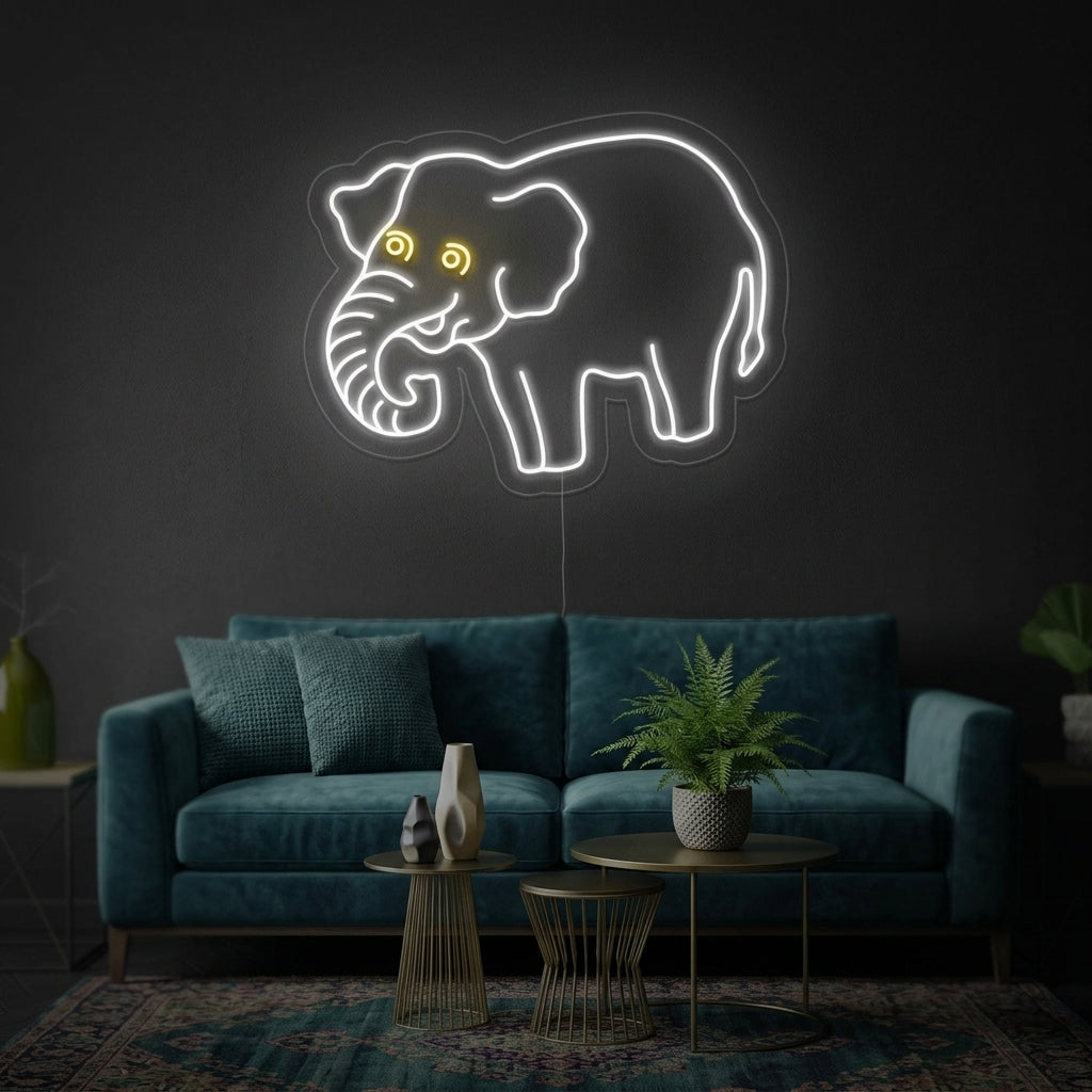 "Elefante" Letreros Neon