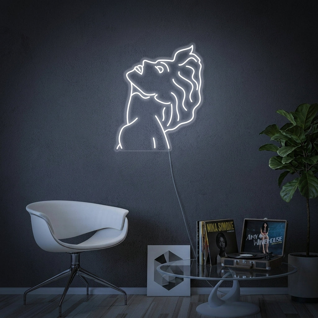 "Pop Art Cantante" Letreros Neon