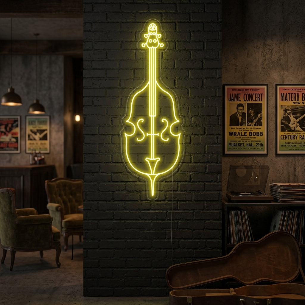 "Violonchelo" Letreros Neon