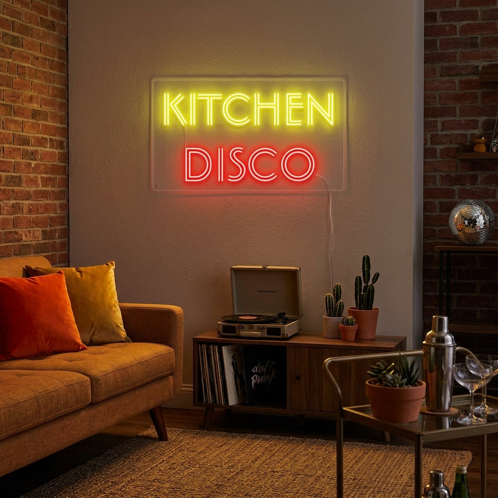 "Kitchen DISCO" Letreros Neon