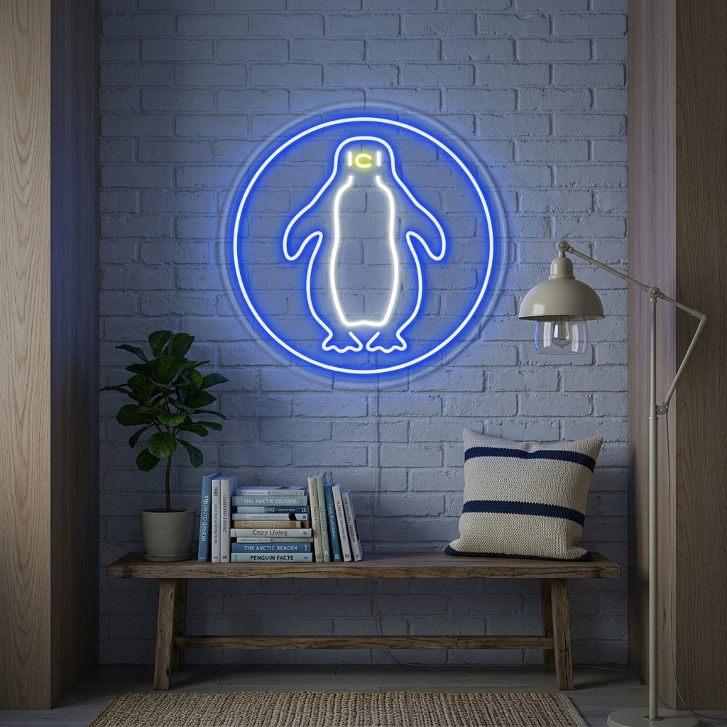 "Pingüino" Letreros Neon