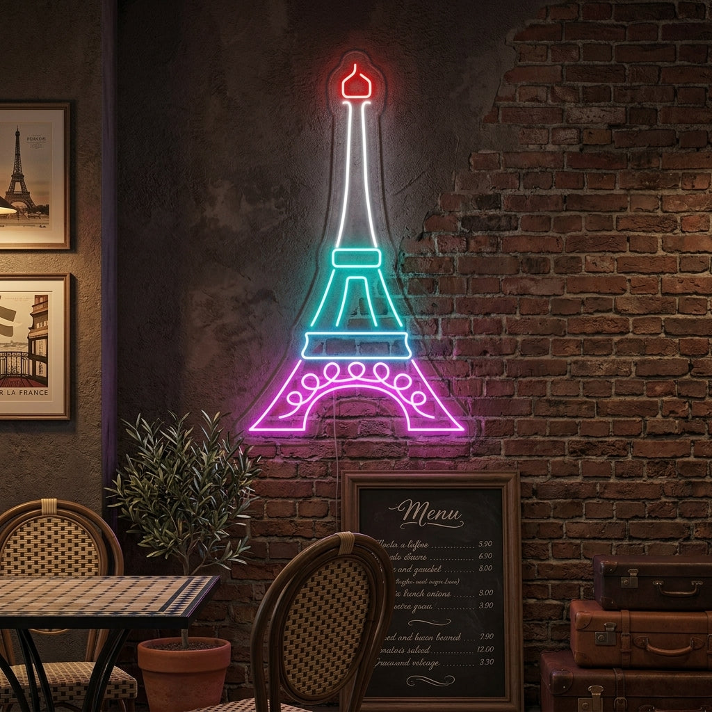 "Torre Eiffel" Letreros Neon