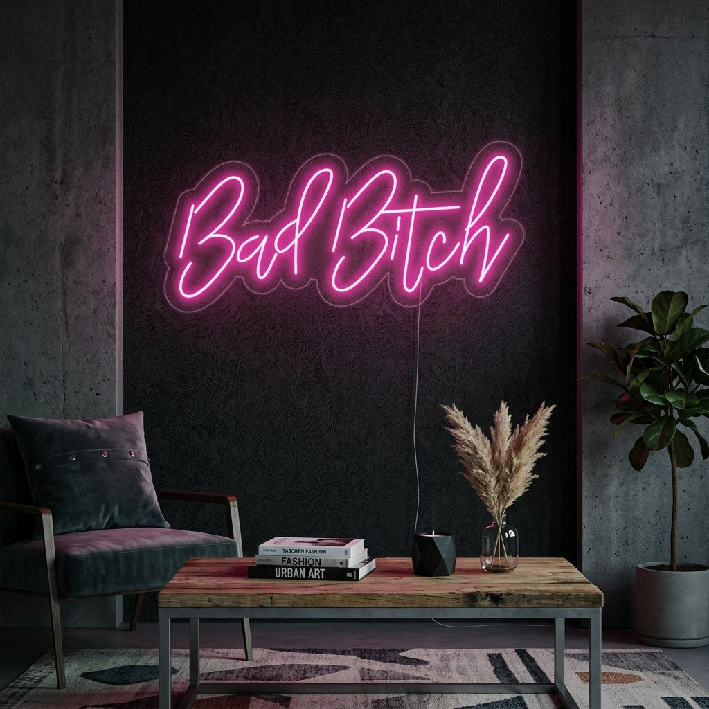 "Bad Bitch" Letreros Neon