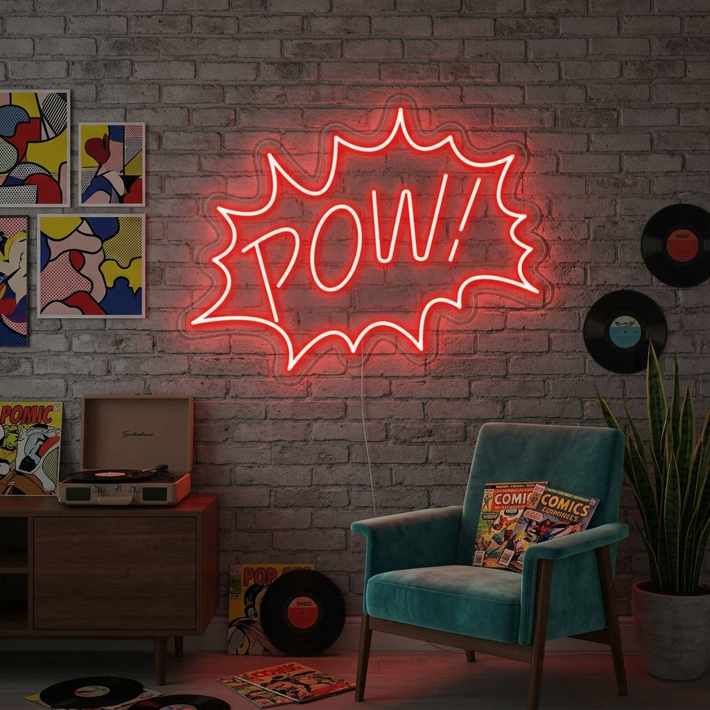 "Pow" Letreros Neon