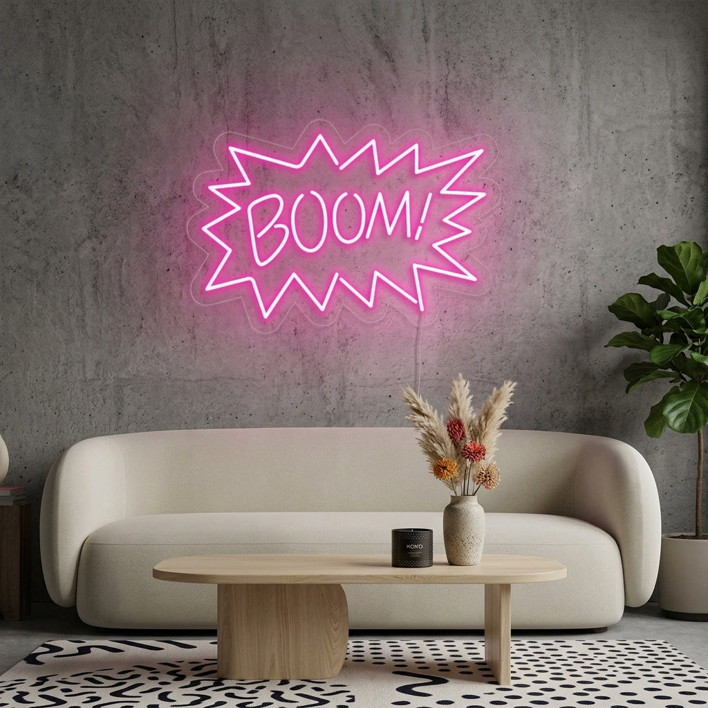 "Boom" Letreros Neon