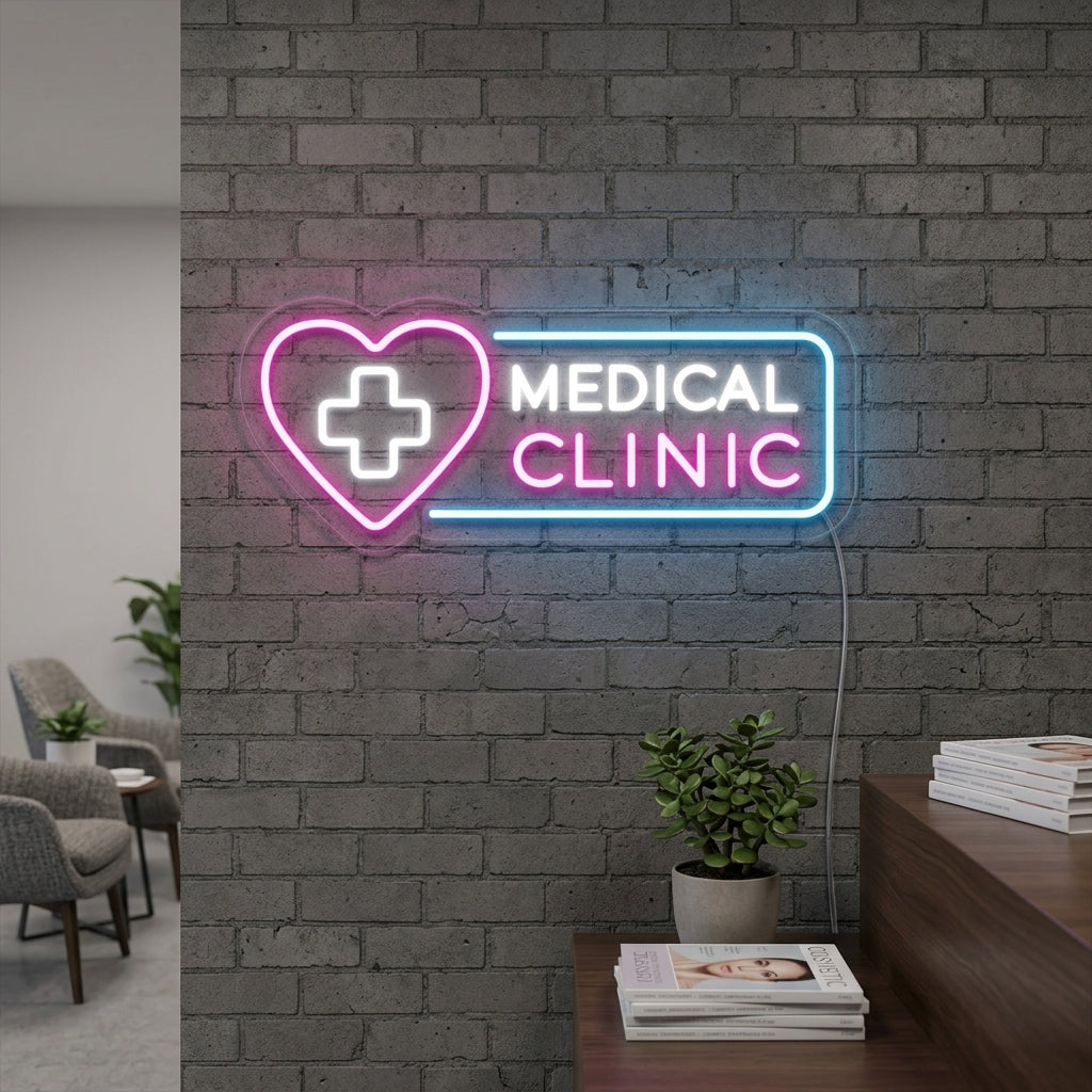 "Medical Clinic" Letreros Neon