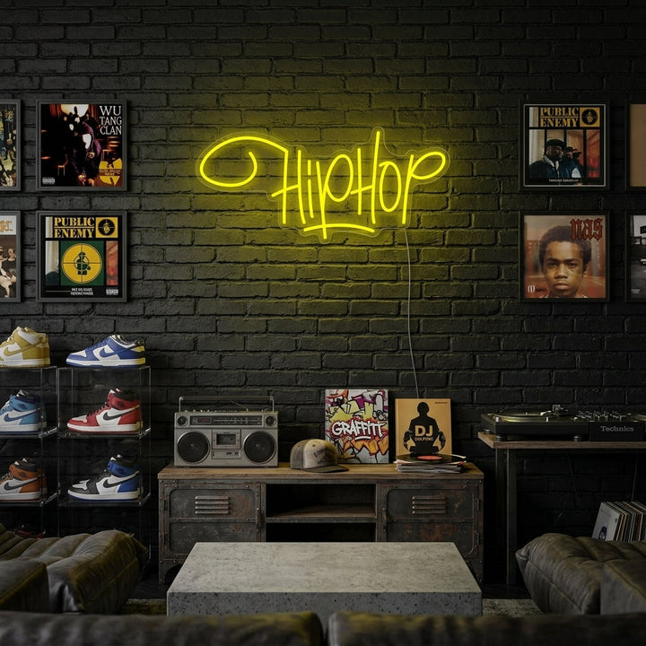 "Música De Hip Hop Rap" Letreros Neon