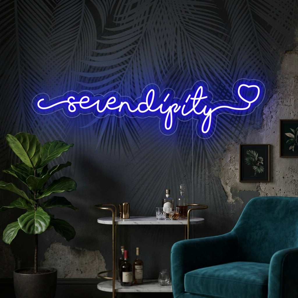 "Serendipity" Letreros Neon