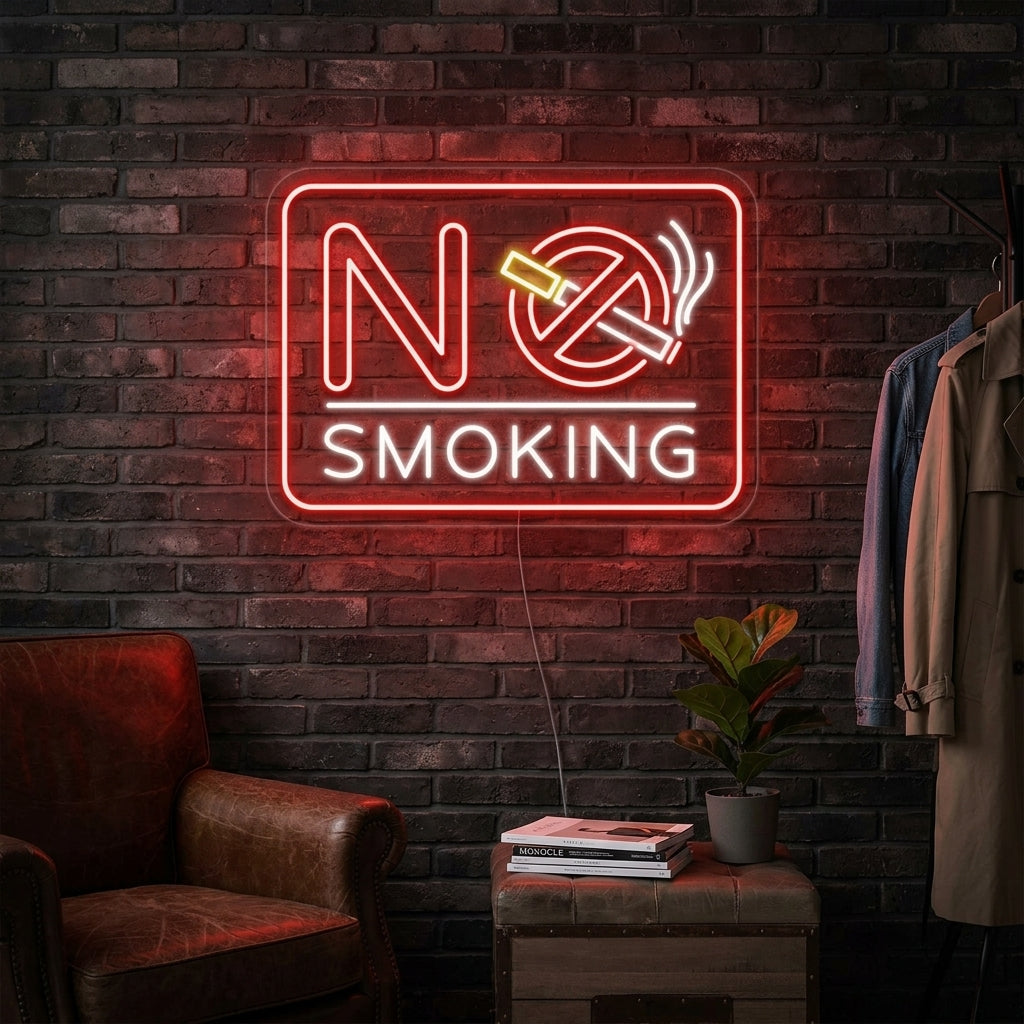 "No Smoking" Letreros Neon