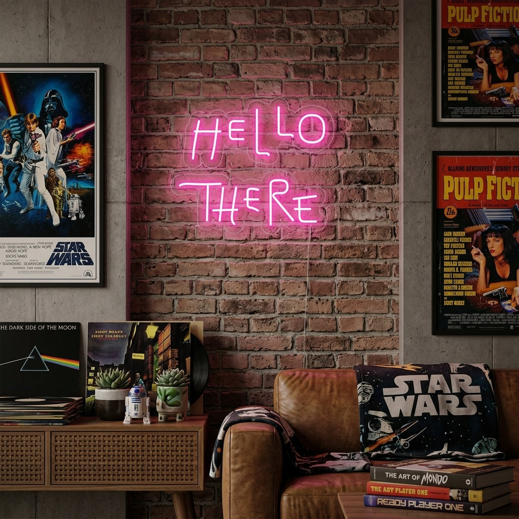 "Hello There" Letreros Neon