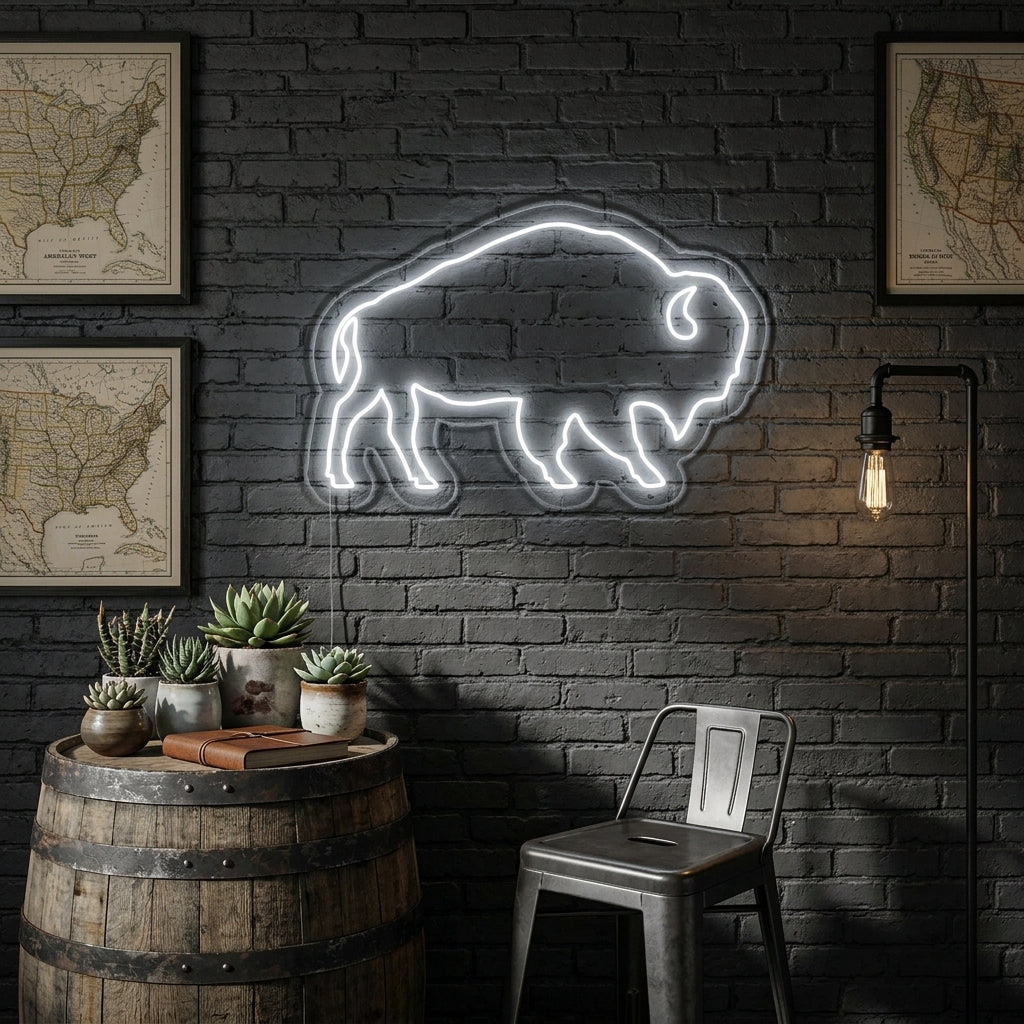 "Búfalo" Letreros Neon