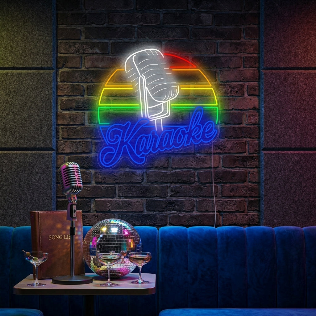 "Karaoke" Letrero de neón