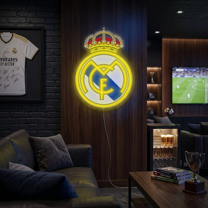 "Logo Real Madrid" Letrero de neón