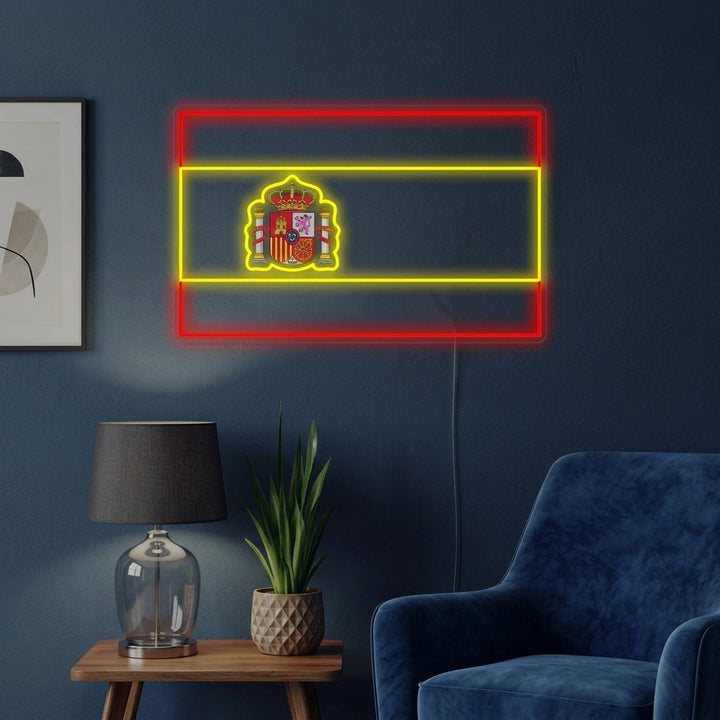 "Bandera De España" Letreros Neon