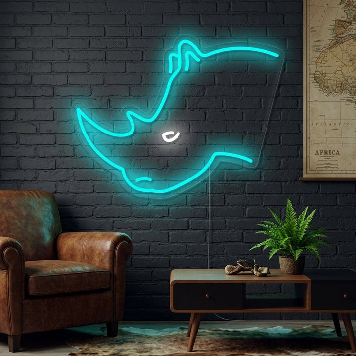 "Cabeza De Rinoceronte" Letreros Neon