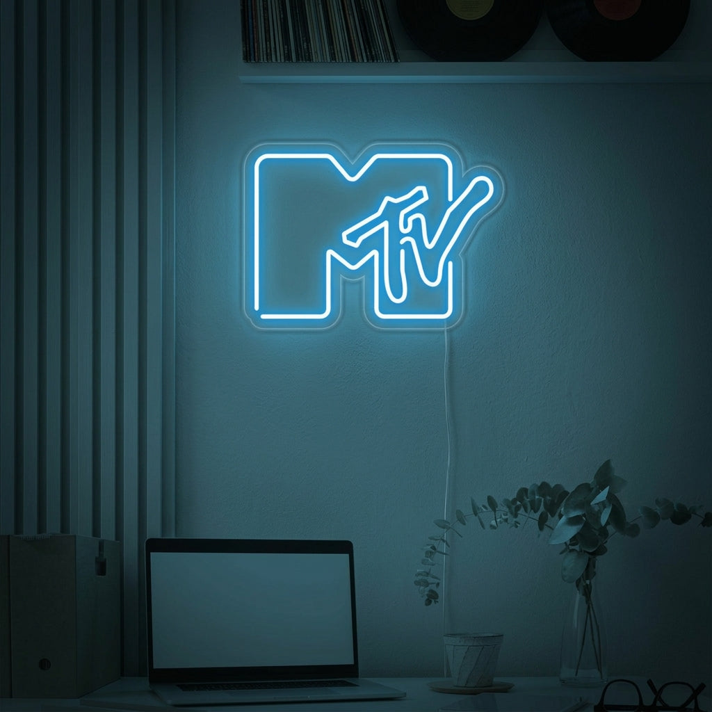 "MTV logotyp" Letreros Neon