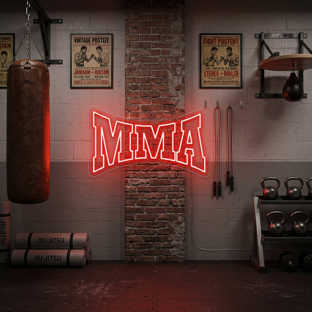 "MMA" Letreros Neon