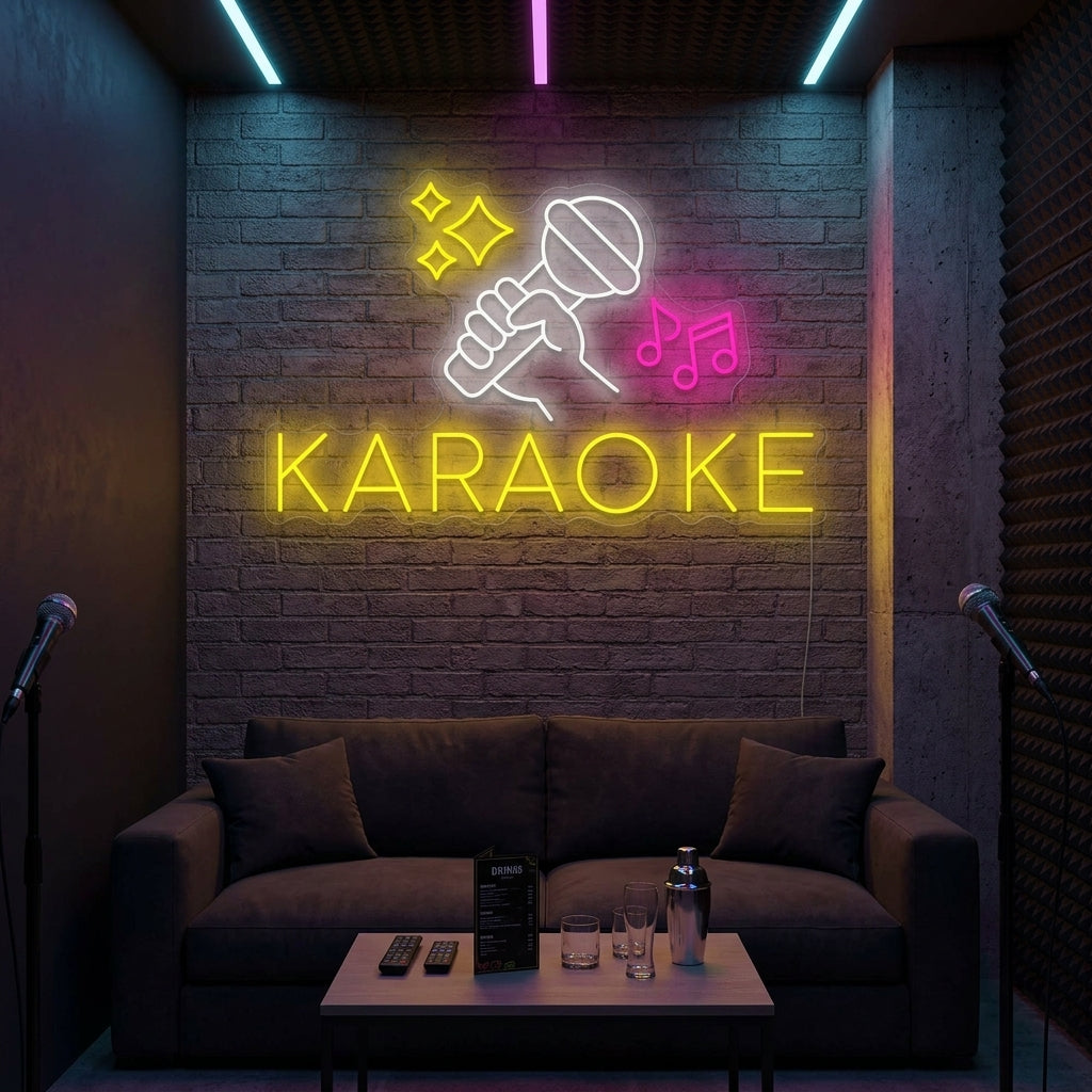 "Karaoke" Letrero de neón