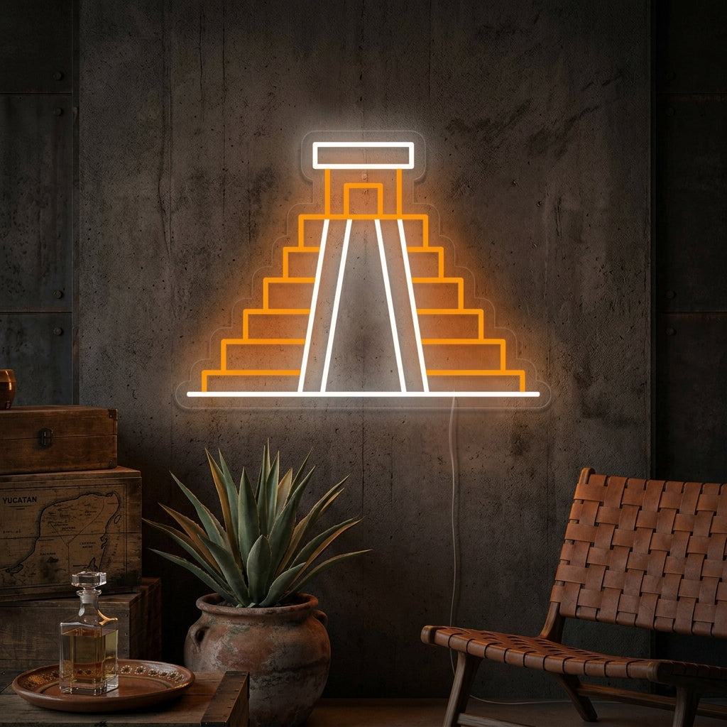 "México Chichen Itza" Letreros Neon