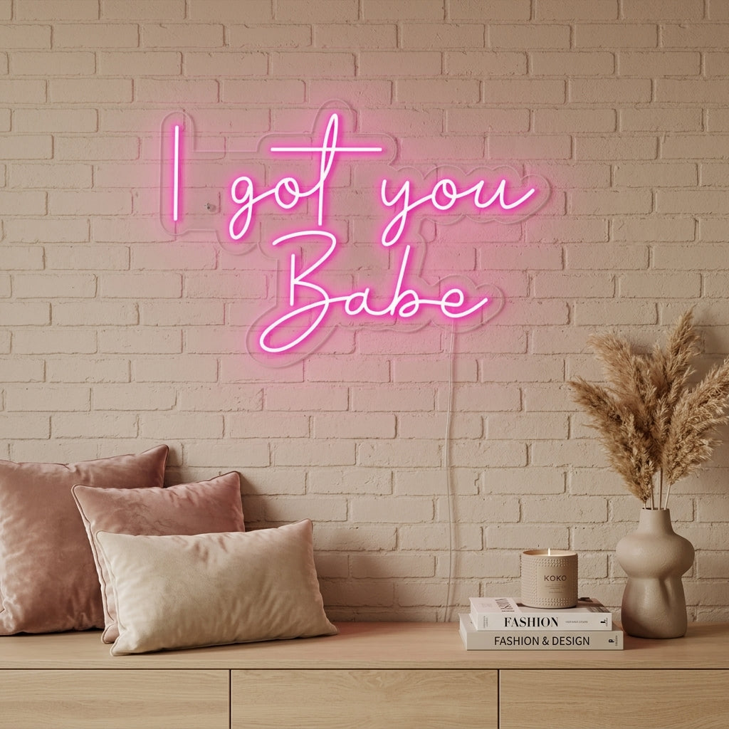 "I Got You Babe" Letreros Neon