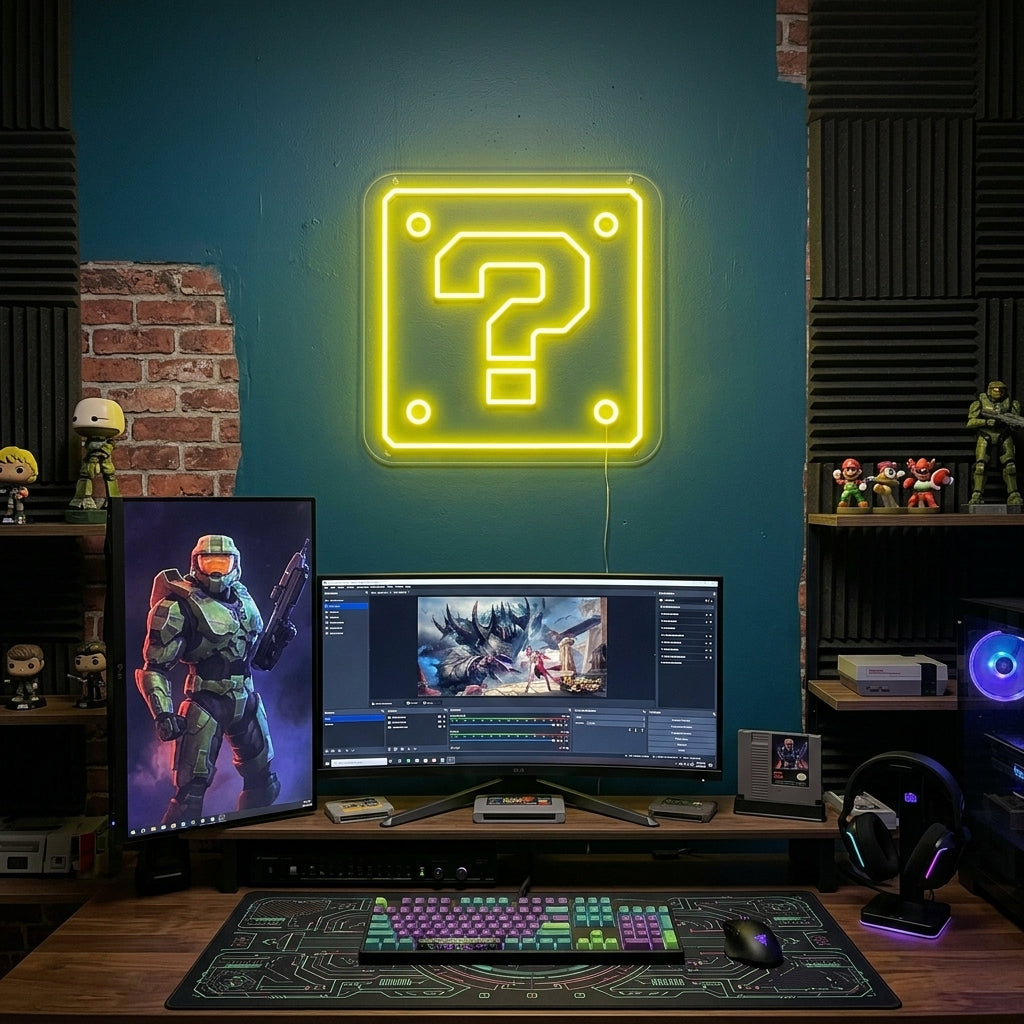 "Caja Misteriosa" Letreros Neon