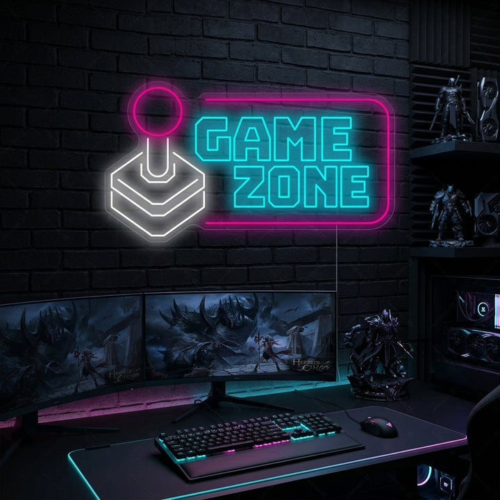 "Game Zone" Letrero de neón