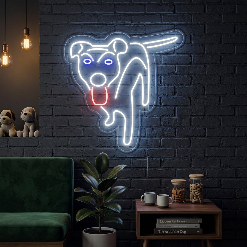 "Perro Logo" Letreros Neon