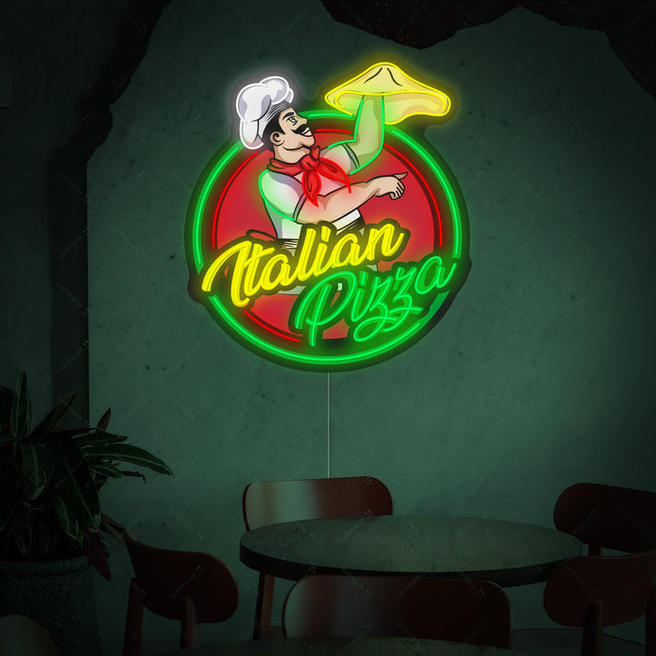 "Italian Pizza" Letrero de neón