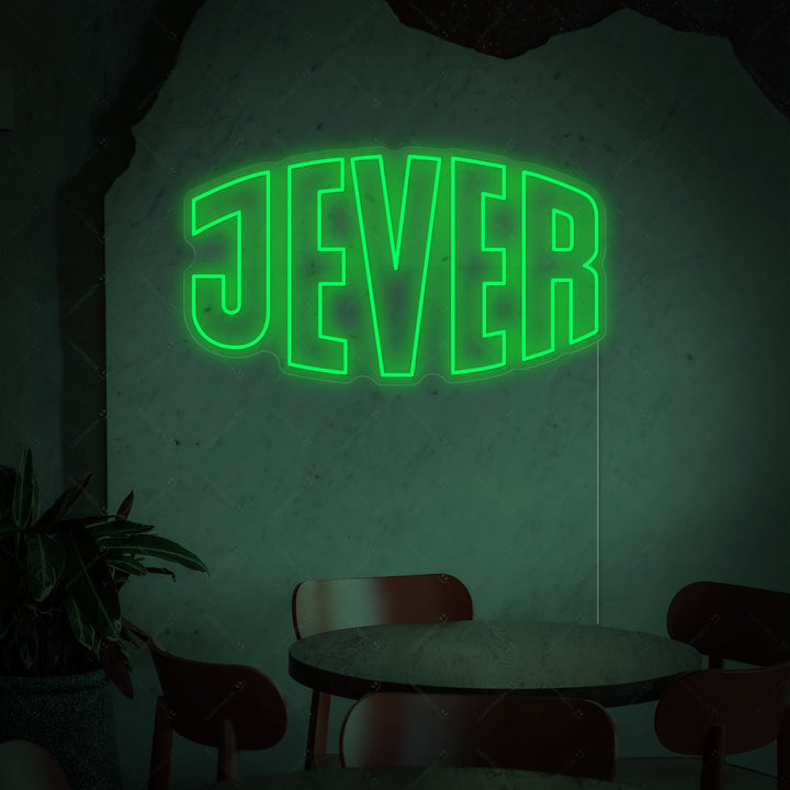 "Jever" Letrero de neón