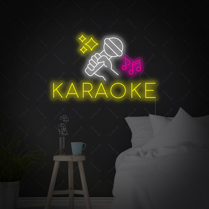 "Karaoke" Letrero de neón
