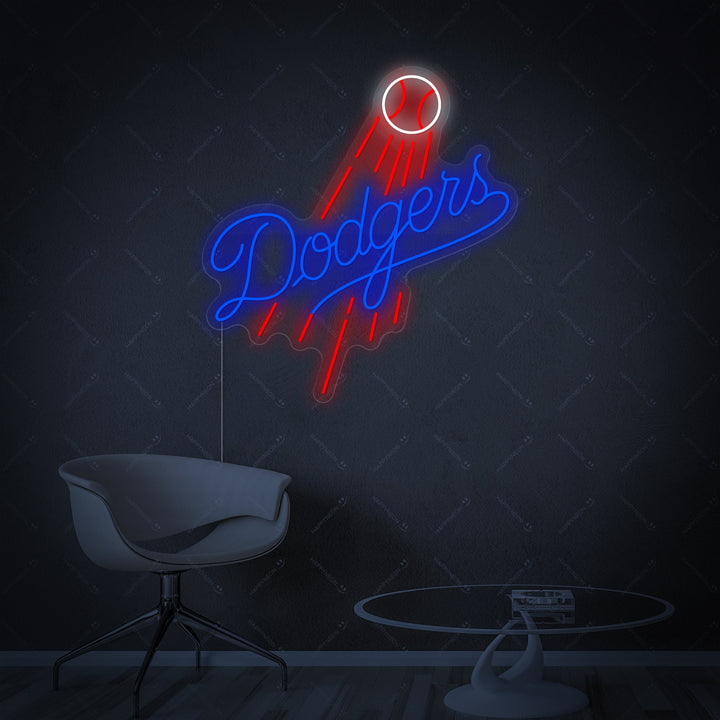 "Los Angeles Dodgers" Letrero de neón