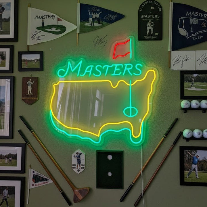 "Masters Tournament Golf" Letrero de neón