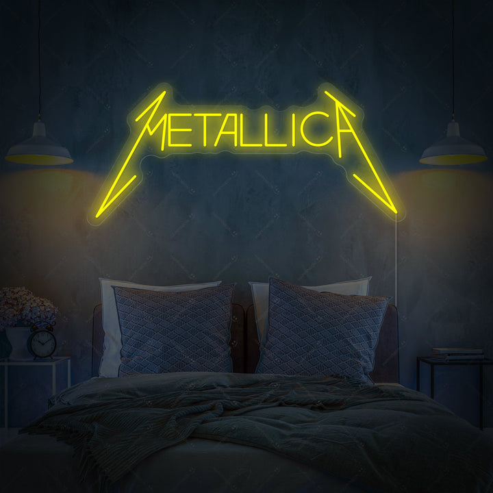 "Metallica" Letrero de neón