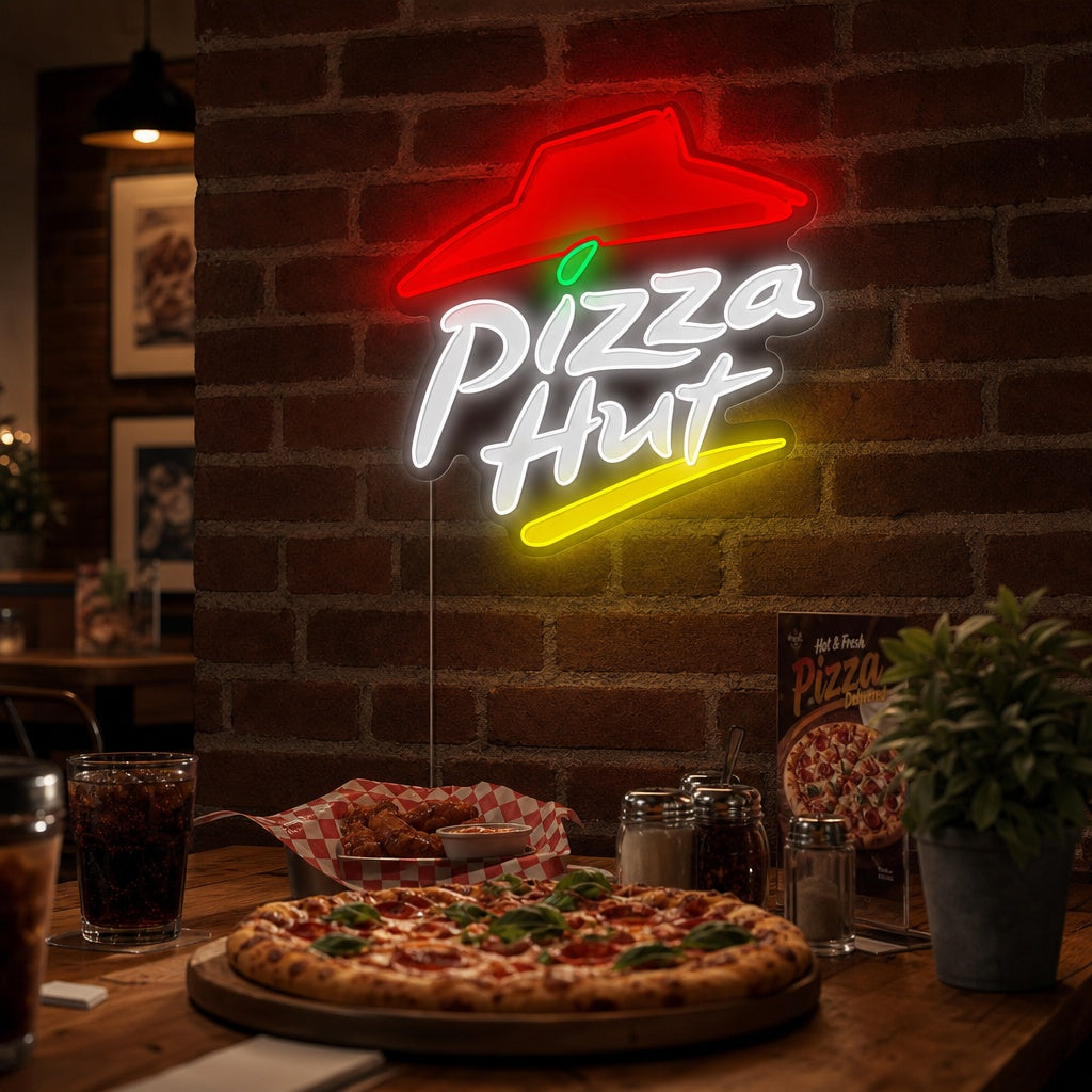 "Pizza Brand Logo" Letrero de neón
