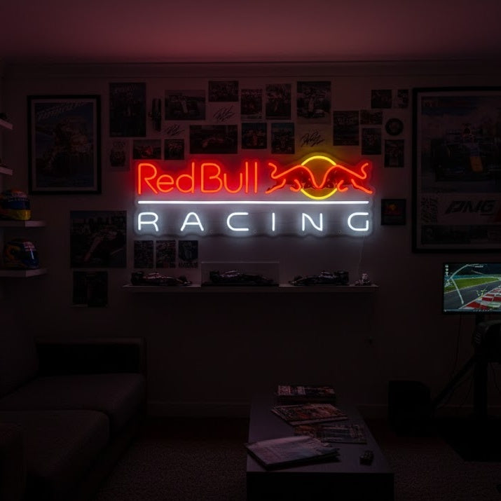 "Racing" Letrero de neón