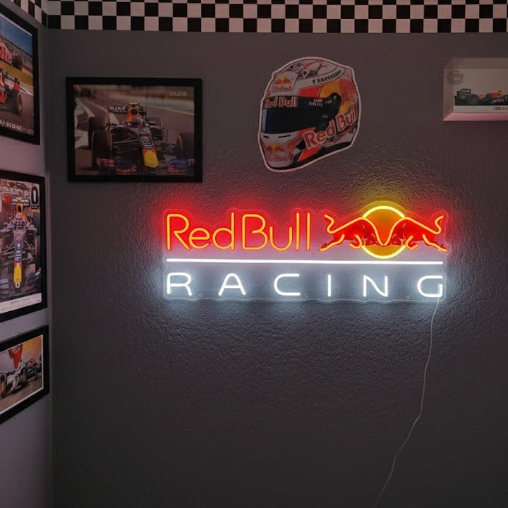 "Racing" Letrero de neón