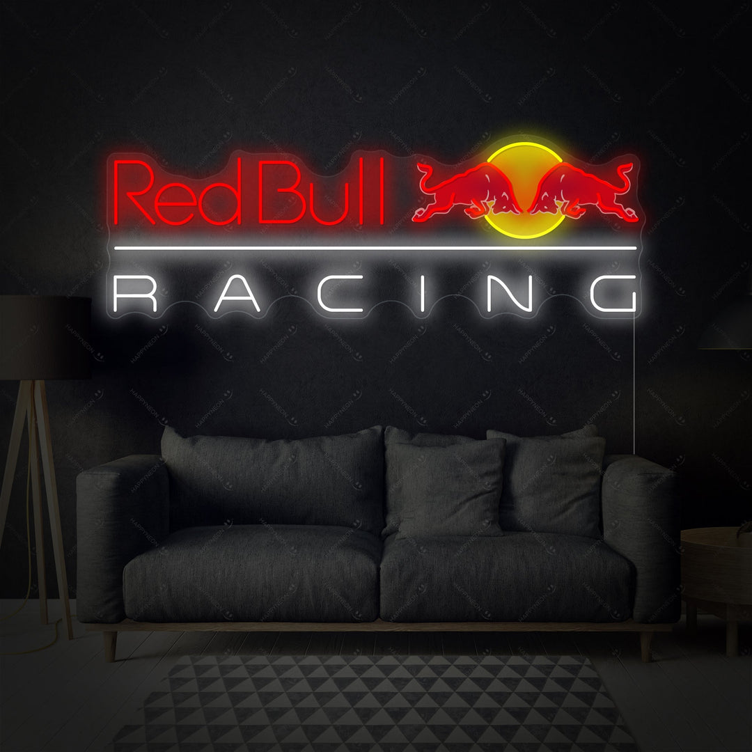 "Racing" Letrero de neón