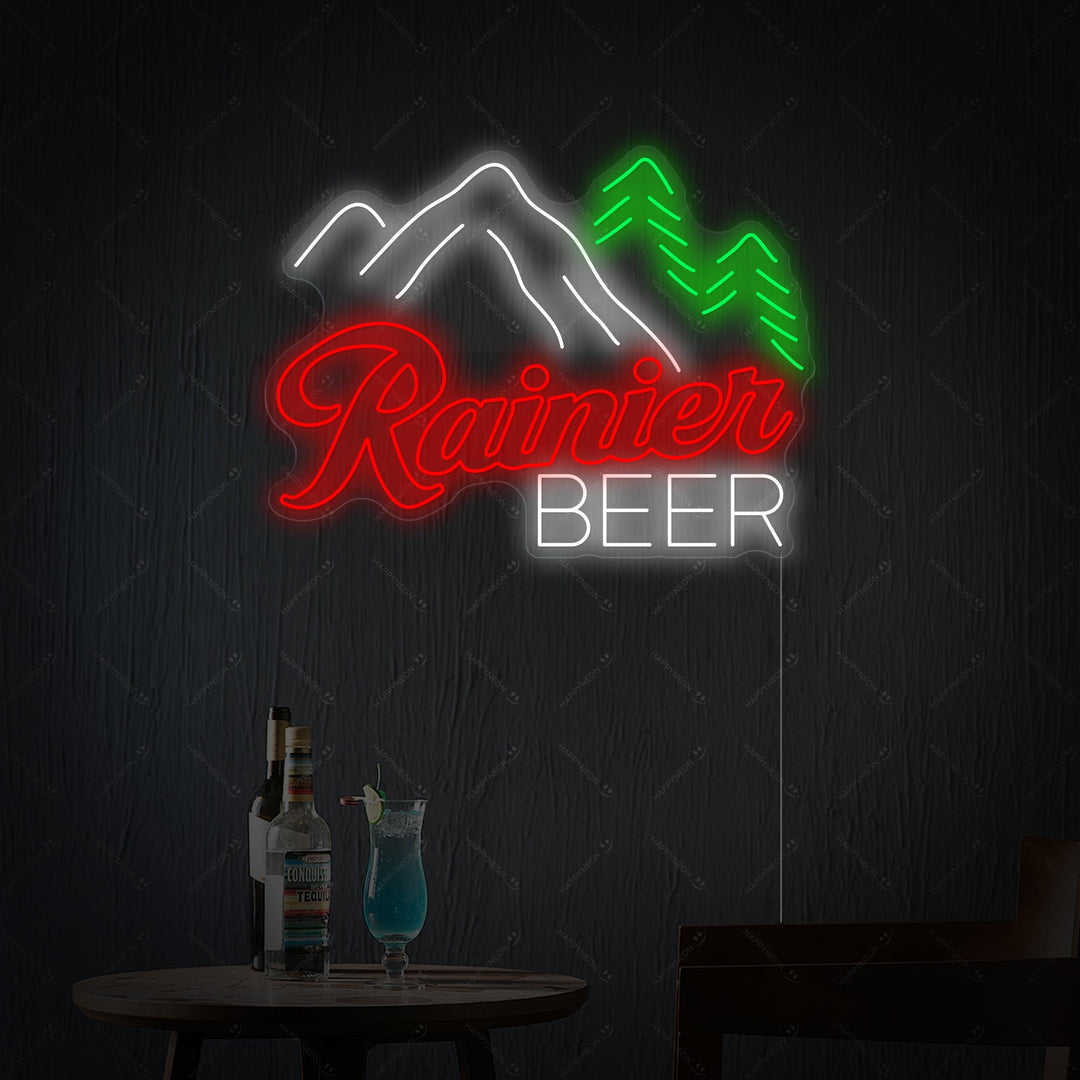 "Rainier Beer" Letrero de neón