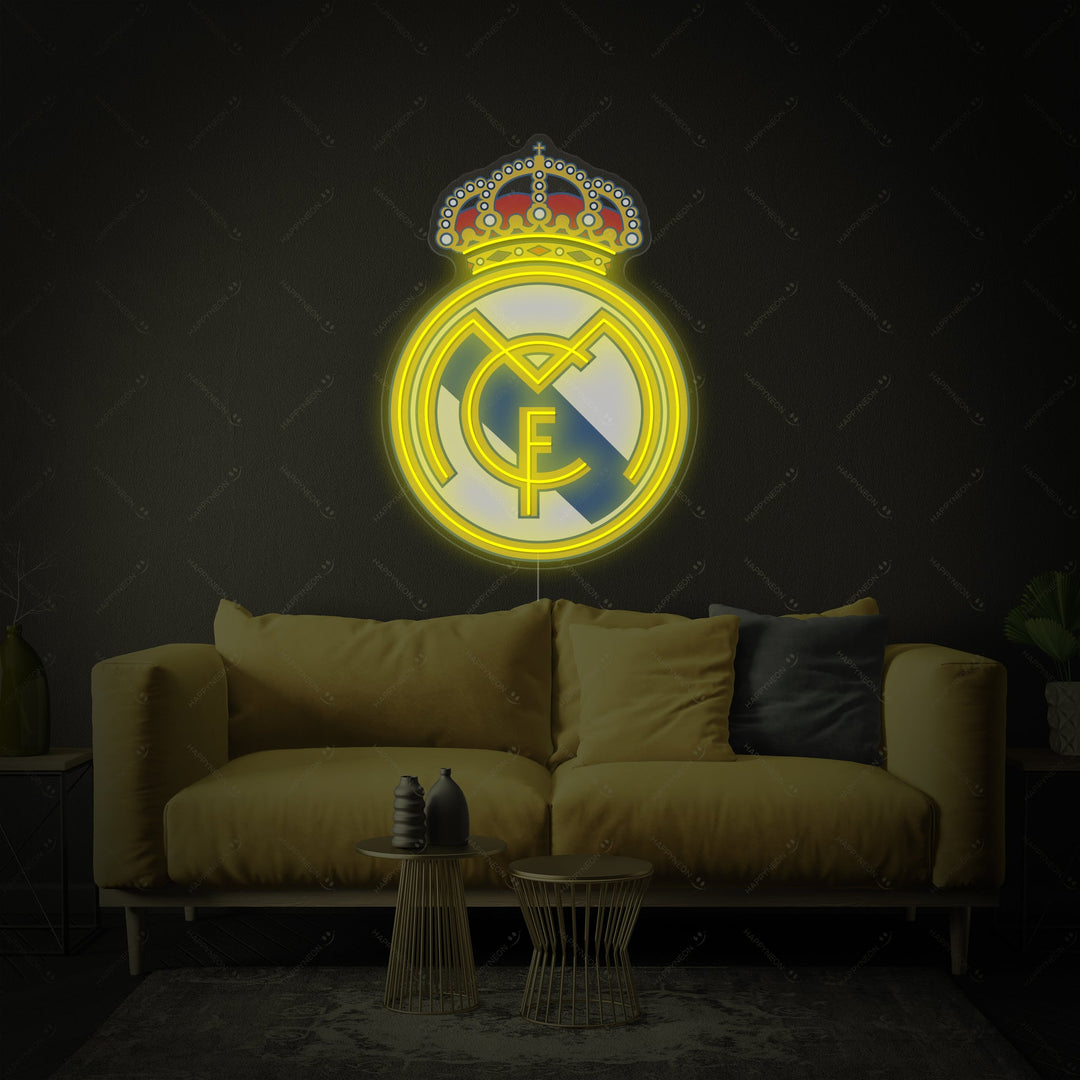 "Logo Real Madrid" Letrero de neón