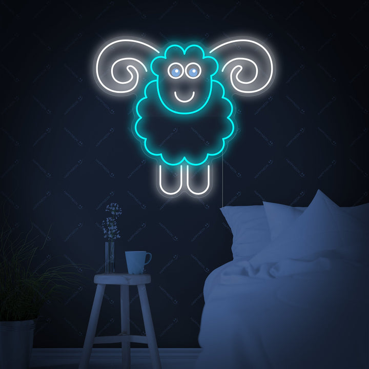 "Ovejas" Letrero de neón