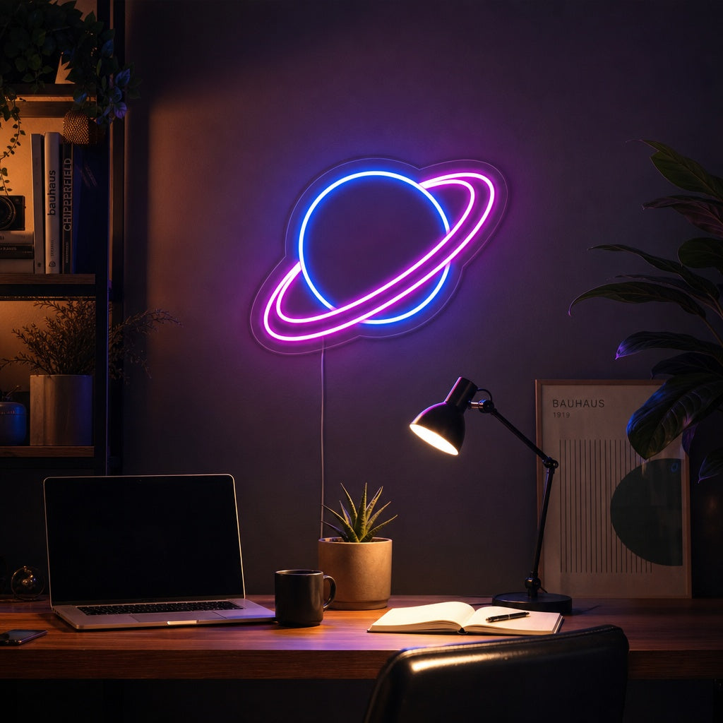 "Universo Planeta" Letreros Neon