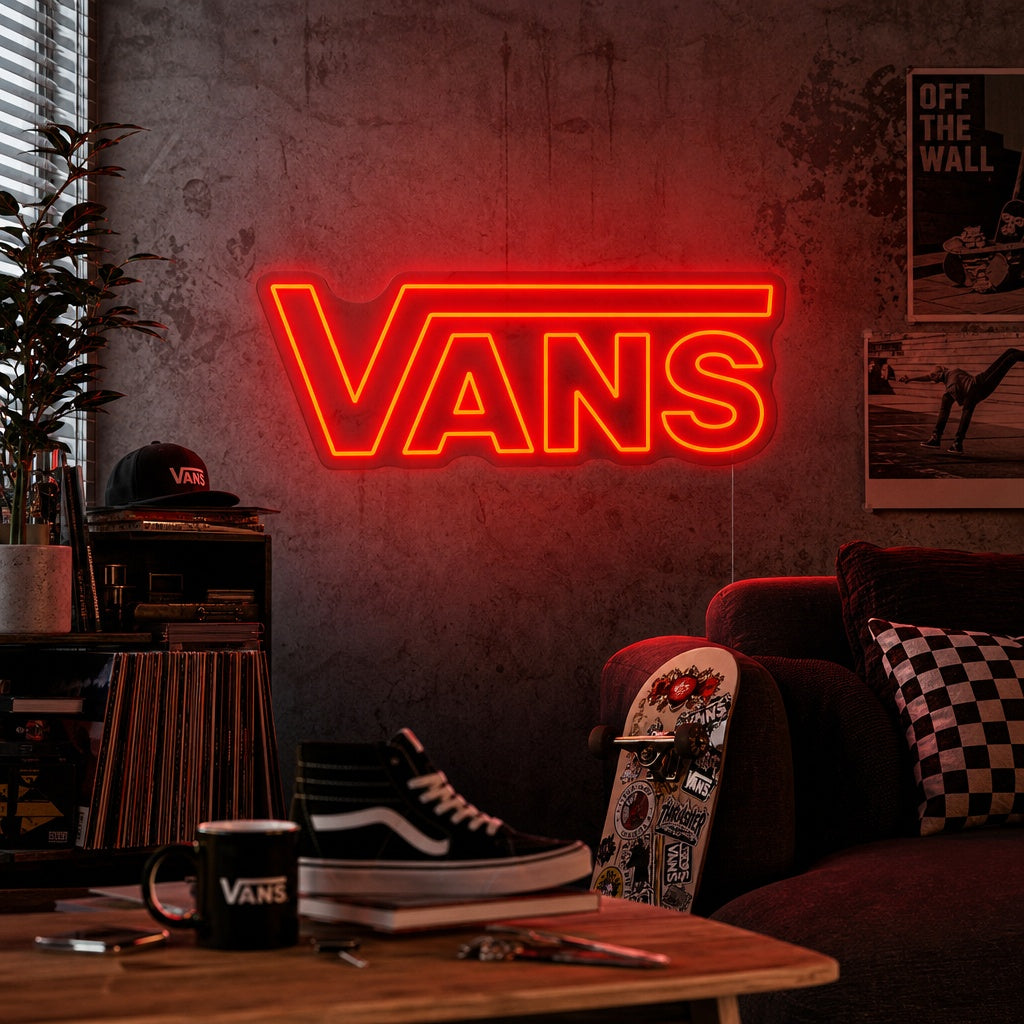 "Vans" Letrero de neón