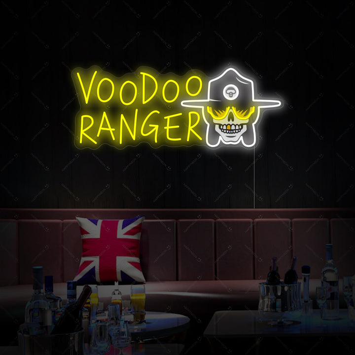 "Voodoo Ranger" Letrero de neón