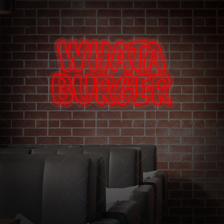 "Whataburger" Letrero de neón