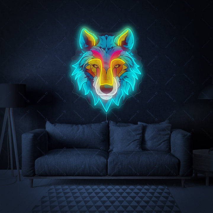 "Lobo" Letrero de neón